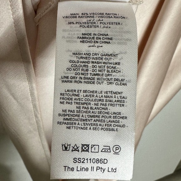 NWT Significant Other Vienna Satin Halter Gown Dress Women's Blush Size 10 - Picture 5 of 6